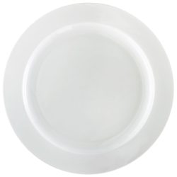 PULSIVA Teller Ronda flach; 25.5 cm (Ø); weiss; rund; 6 Stück / Pack