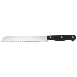 PULSIVA Brotmesser POM; Klingenlänge 20 cm, 32 cm (L); schwarz