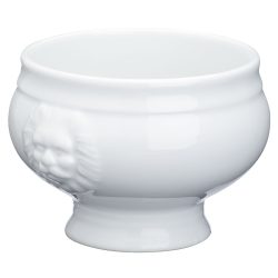 PULSIVA Löwenkopfterrine Matur; 3500 ml, 19.5x17.3 cm (ØxH); weiss