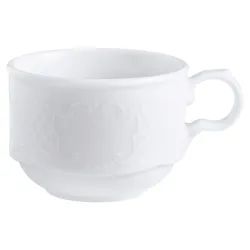 VEGA Kaffee-Obertasse Minuett; 200 ml, 8.4x6 cm (ØxH); weiss; rund; 6 Stück / Pack