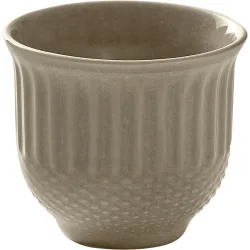 HEART&SOUL Espresso-Obertasse Pine Relief 0.08l; 90 ml, 6x5.8 cm (ØxH); beige; 6 Stück / Pack