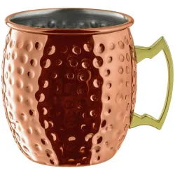 VEGA Moscow Mule Becher Glendale Hammerschlag; 550 ml, 8.8x9.8 cm (ØxH); kupfer