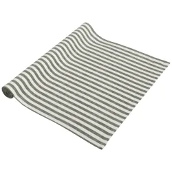 ERWIN M. Tischläufer Glava; 40x120 cm (BxL); cremeweiss/anthrazit