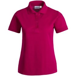 PULSIVA Damen Polo-Shirt Sunny Halbarm; Kleidergrösse XS; brombeer