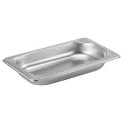 PULSIVA GN-Behälter 1/4 Profi; GN 1/4, 890 ml, 26.5x16.2x4 cm (LxBxT); edelstahl