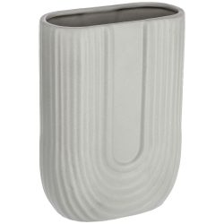 Vase Amaro; 16.2x8x22.2 cm (LxBxH); grau