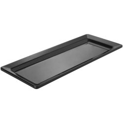 VEGA Präsentationsplatte Melamin GN 1,5/4; GN 1.5/4, 39.7x16.2x3 cm (LxBxT); schwarz