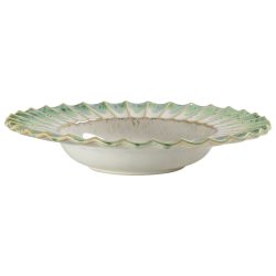 VEGA Teller tief Flora mit Fahne; 300 ml, 24.3x4.6 cm (ØxH); grün/beige; rund; 4 Stück / Pack