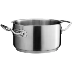 VEGA Bratentopf Professional ohne Deckel; 3300 ml, 20x11.5 cm (ØxH); silber; rund