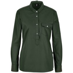 JOBELINE Damen Kochjacke Luca Langarm; Kleidergrösse 42; dunkeloliv