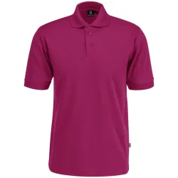 JOBELINE Herren Poloshirt Fly Kurzarm; Kleidergrösse 4XL; brombeer