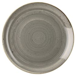 Churchill Teller flach Stonecast Peppercorn Coupe; 32.4 cm (Ø); grau/braun; rund; 6 Stück / Pack