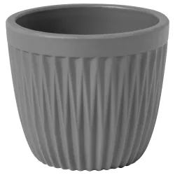 VEGA Espresso-Obertasse Kanas  mit Relief; 80 ml, 6.2x5.4 cm (ØxH); grau; rund; 6 Stück / Pack
