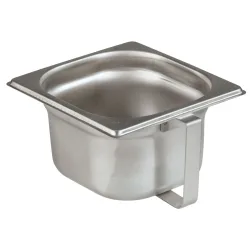 PULSIVA GN-Einschub 1/6 Torno; GN 1/6, 17.6x16.2x10 cm (LxBxT); silber; 2 Stück / Pack
