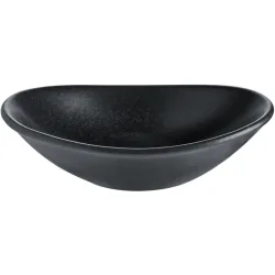 VEGA Schälchen Masca oval; 75 ml, 11x7x2.7 cm (LxBxH); schwarz; oval; 6 Stück / Pack