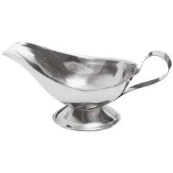 PULSIVA Sauciere Tallone; 170 ml, 16.2x7.5x8 cm (LxBxH); silber