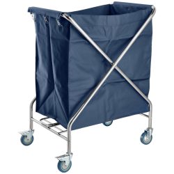 PULSIVA Wäschewagen Aberdare; 55x77x102 cm (LxBxH); blau