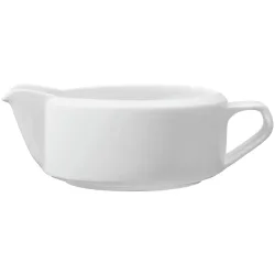 VEGA Sauciere Obere Base oval; 500 ml, 9x17.5x7.5 cm (LxBxH); weiss; oval; 4 Stück / Pack