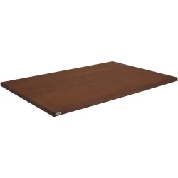 VEGA Indoor-Tischplatte Kentucky rechteckig; 120x80x3 cm (LxBxH); buche/tabak gebeizt; rechteckig