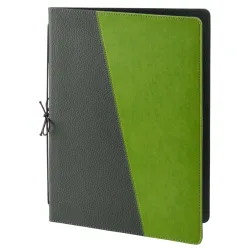 VEGA Speisekarte Sully ohne Prägung A5; DIN A5, 18x24 cm (BxH); grün
