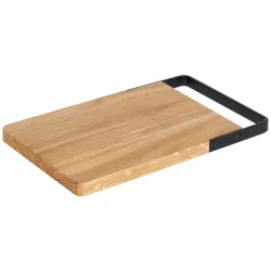 VEGA Speisenbrett Esino; 26x16x1.5 cm (LxBxH); braun/schwarz; rechteckig