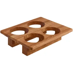 VEGA Aufsatz für Besteckköcher GN 1/2; 32.5x26.5x7.2 cm (LxBxH); eiche; rechteckig
