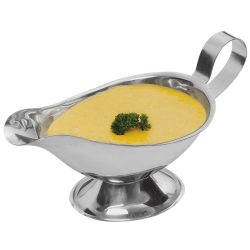 PULSIVA Sauciere Tallone; 100 ml, 14x6.5x7.5 cm (LxBxH); silber