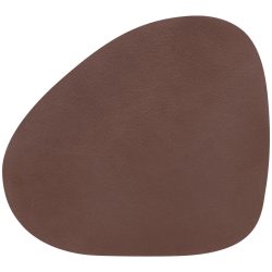 ERWIN M. Tischset Kaja organisch; 37x41 cm (BxL); braun; oval; 4 Stück / Pack