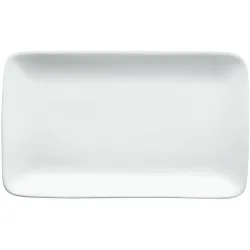VEGA Platte Damaskus rechteckig; 29.5x16x2.7 cm (LxBxH); weiss; rechteckig; 4 Stück / Pack