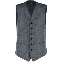JOBELINE Herren Weste Charleston; Kleidergrösse 54; graublau
