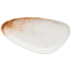 VEGA Platte Purior; 20x10.5x2.3 cm (LxBxH); weiss/braun; 6 Stück / Pack