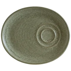 Bonna Kaffee Untertasse Adelfa Ripple; 20x17x2 cm (LxBxH); grün; 12 Stück / Pack