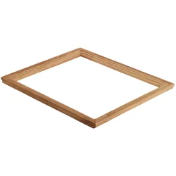 VEGA Einlegerahmen Torresso GN 1/2; GN 1/2, 28.9x36x1.5 cm (LxBxH); eiche; rechteckig