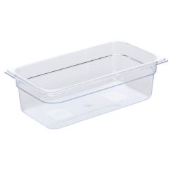 PULSIVA GN-Kunststoffbehälter Bena 1/3; GN 1/3, 4000 ml, 32.5x17.6x10 cm (LxBxT); transparent