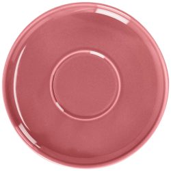 VEGA Milchkaffee-Untertasse Alegria; 18 cm (Ø); hellrot; rund; 6 Stück / Pack