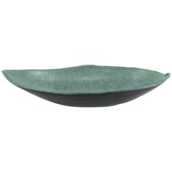 VEGA Schale Tuska blattförmig; 570 ml, 27.6x16.7x5.3 cm (LxBxH); grün/grau; 6 Stück / Pack