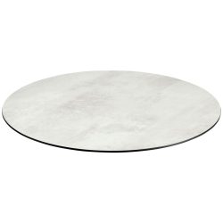 VEGA Outdoor Tischplatte Lift rund; 80 cm (Ø); steingrau; rund