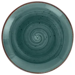 VEGA Teller flach Nebro; 20 cm (Ø); blau; rund; 6 Stück / Pack