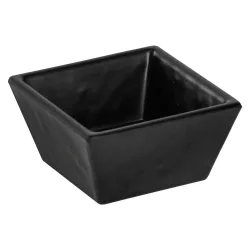 VEGA Mini-Schälchen Fiora; 40 ml, 5.6x5.6x2.8 cm (LxBxH); schwarz; rechteckig; 6 Stück / Pack