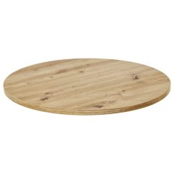VEGA Indoor-Tischplatte Maliana rund; 60 cm (Ø); wildeiche; rund