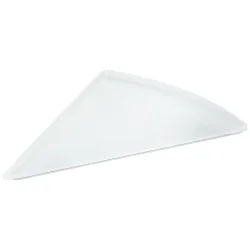 PULSIVA Servierplatte Tornago; 27.8x21.8x1.3 cm (LxBxH); weiss; dreieckig; 6 Stück / Pack