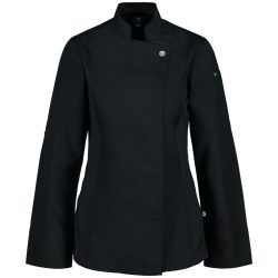 JOBELINE Damen Kochjacke Carter Langarm; Kleidergrösse 40; schwarz