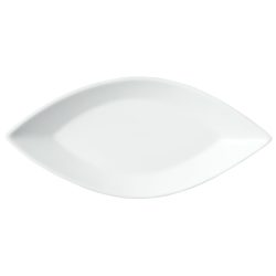 VEGA Platte Schiff; 21x10x3.5 cm (LxBxH); weiss; 6 Stück / Pack