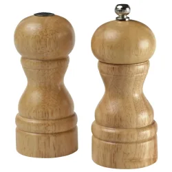 PULSIVA Salzstreuer/Pfeffermühle Mezza; 5.5x13 cm (ØxH); natur