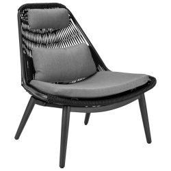 VEGA Outdoor-Lounger Ondaro; 93x85x99.5 cm (BxTxH); Sitz anthrazit, Gestell anthrazit