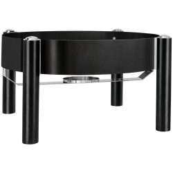 VEGA Gestell Chafing Dish Fenton rund; 44x44x24 cm (BxTxH); schwarz