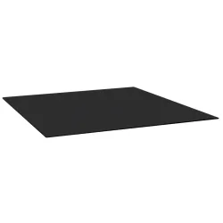 VEGA Glastischplatte Metropolitan Stehtisch; 69.5x61x0.5 cm (LxBxH); schwarz; rechteckig