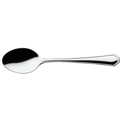 PULSIVA Mokka-/Espressolöffel Tunis Basic; 11 cm (L); silber, Griff silber; 12 Stück / Pack