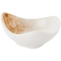 VEGA Schälchen Purior; 40 ml, 8.3x7.8x4.2 cm (LxBxH); weiss/braun; 12 Stück / Pack