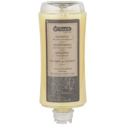 V-Touch Hotel Shampoo und Duschgel Nature im Spendersystem; 330 ml; gelb; 24 Stück / Pack